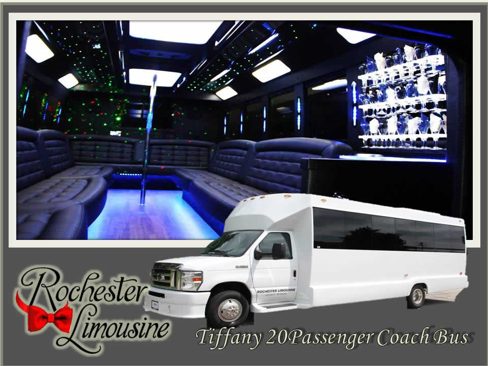Rochester-limos-Tiffany-20-passenger-party-bus