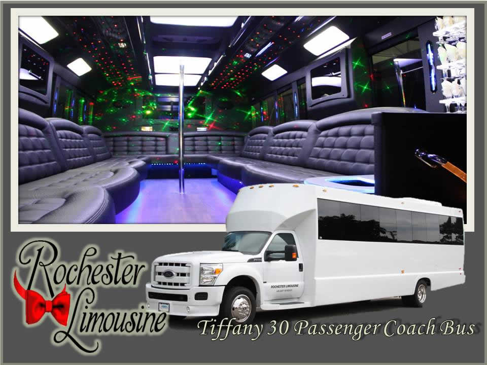 Rochester-limos-Tiffany-30-passenger-party-bus