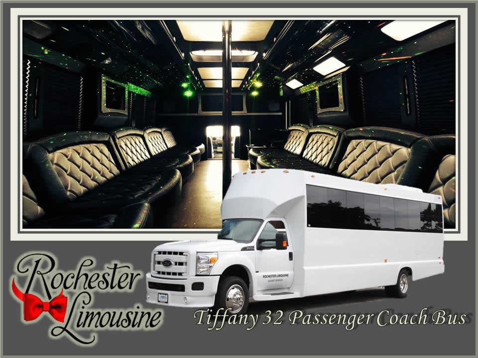 Rochester-limos-Tiffany-32-passenger-party-bus