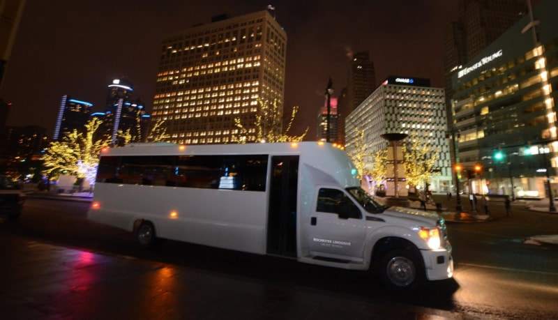 Party Bus Rental Ford Field